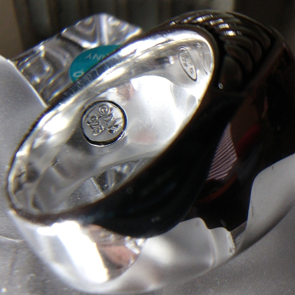 SOLD David Yurman signet ring, sterling silver, retired design, 925, 10 - Picture 7 of 9